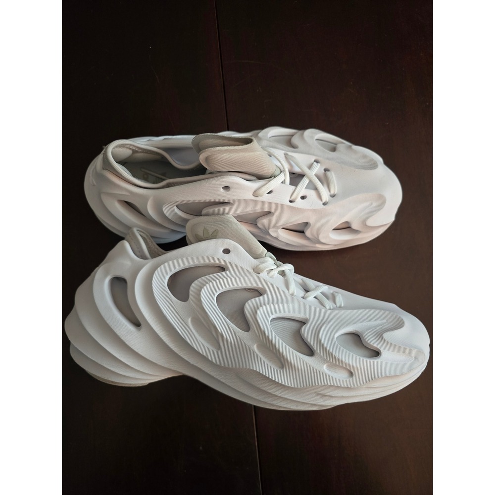 Adidas AdiFOM Q White Sculpted Foam Sneakers HP6582 Mens 6 Womens 7.5